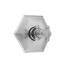 Jaclo T878-TRIM-LIM - Hex Plate with Ball Cross Trim for Thermostatic Valves (J-TH34 & J-TH12)