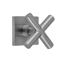 Jaclo TSQ462-TRIM-PCH - Contempo Slim Cross with Square Escutcheon Trim for Exacto Volume Controls and Diverters (J-VC34 /