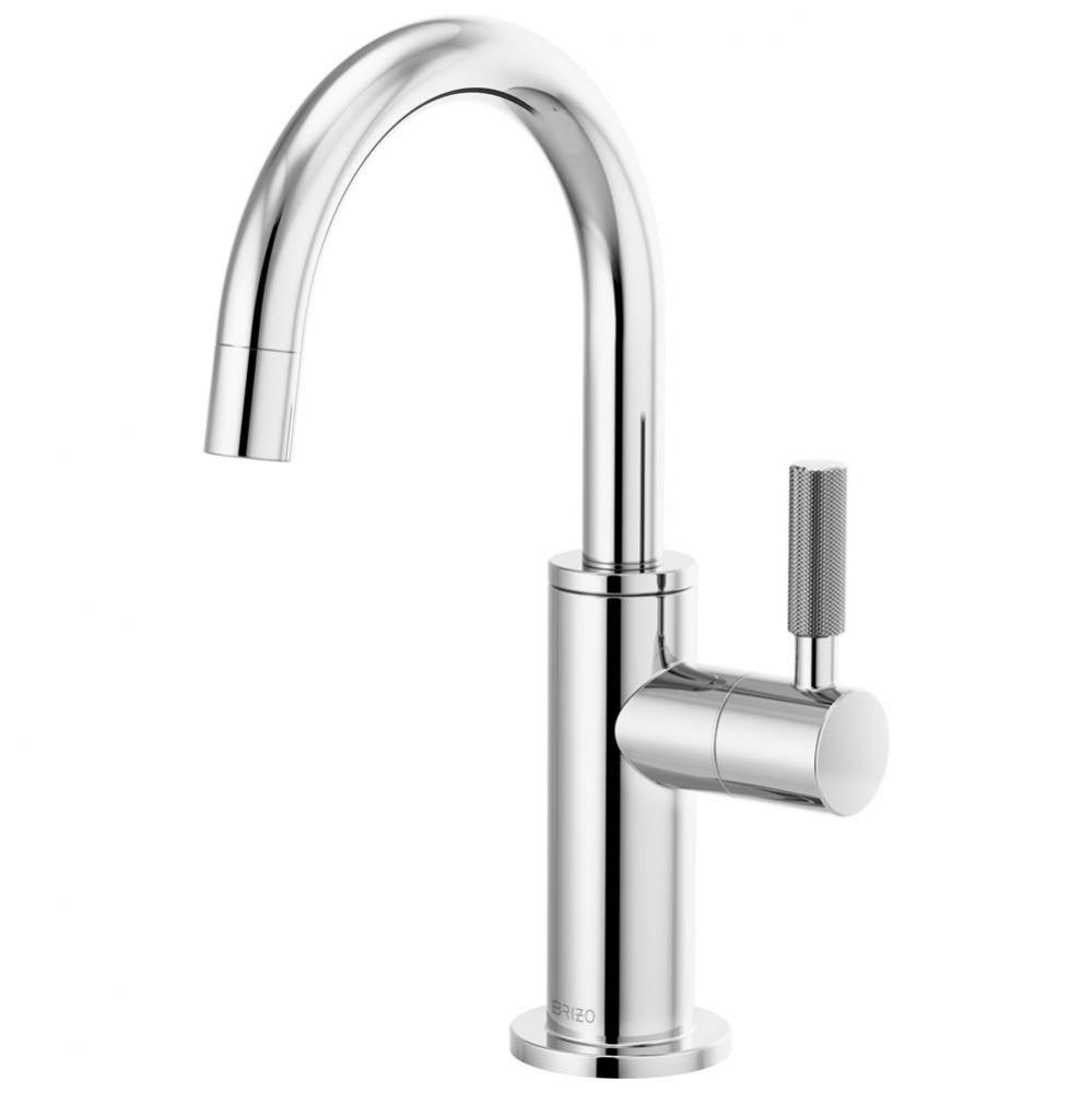 Litze® Beverage Faucet with Arc Spout and Knurled Handle