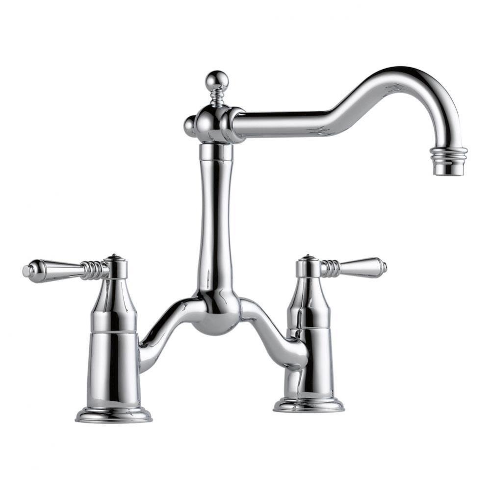 Tresa: Two Handle Bridge Kitchen Faucet