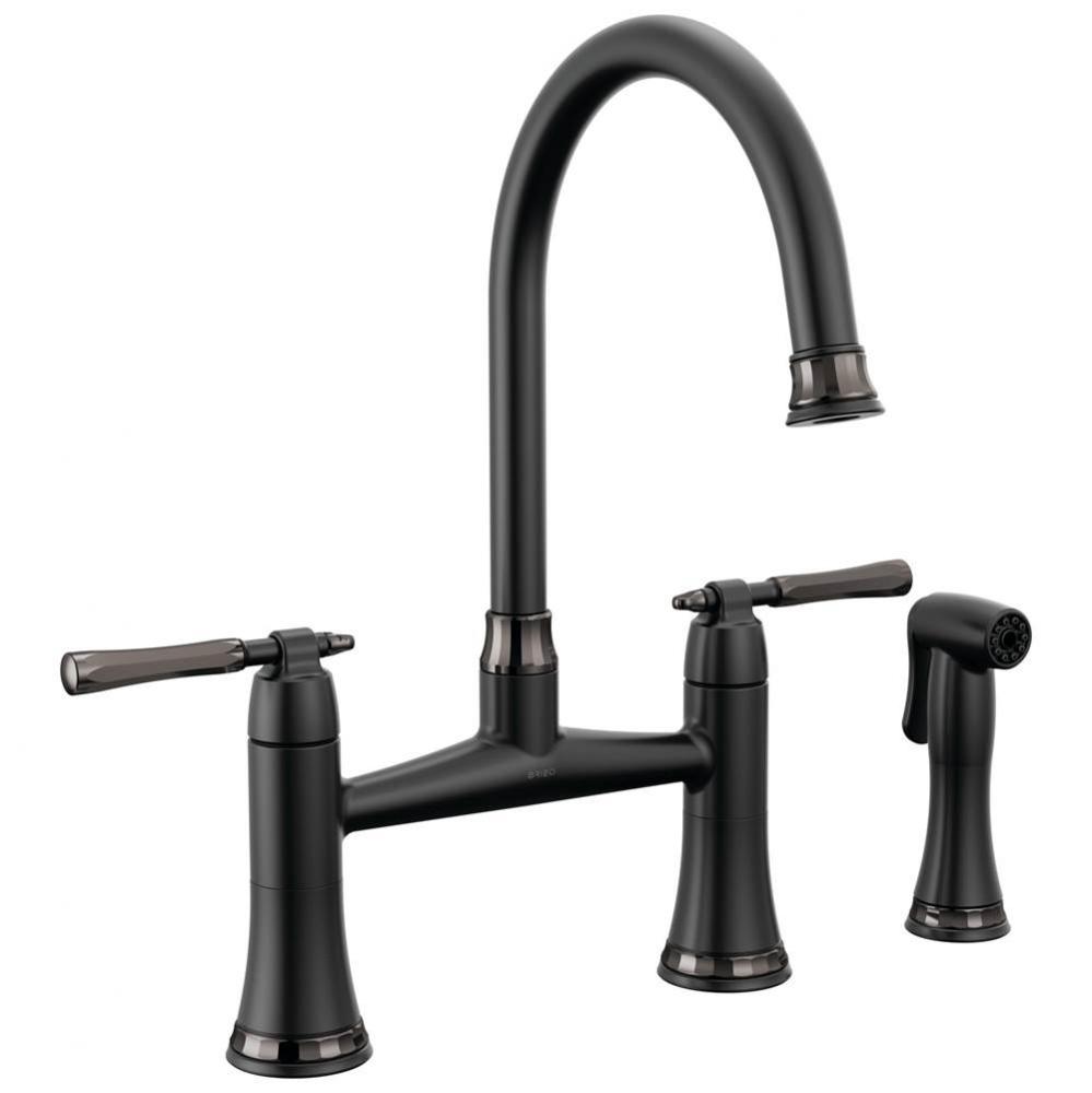 The Tulham™ Kitchen Collection by Brizo® Bridge Kitchen Faucet with Side Spray