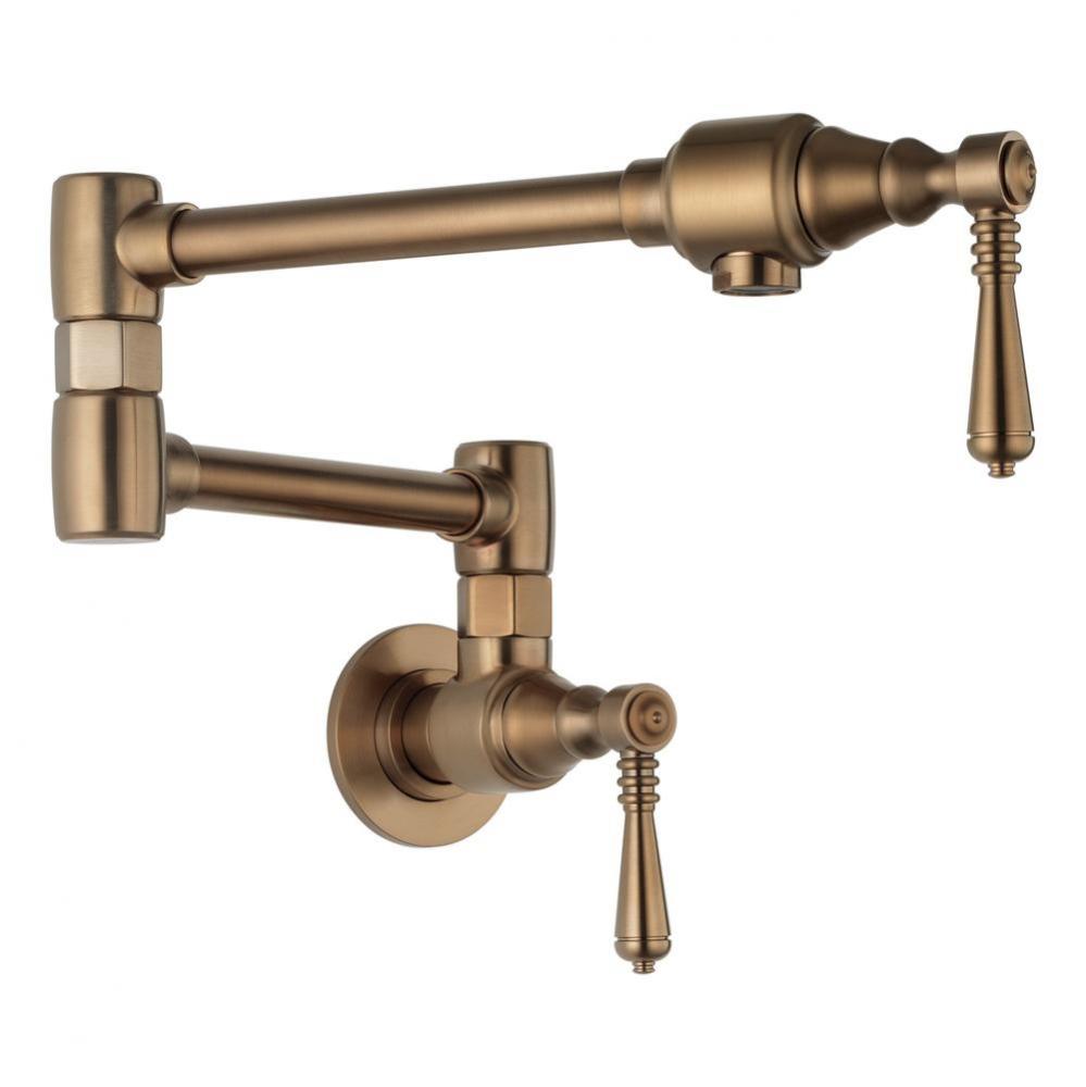 Traditional: Wall Mount Pot Filler Faucet