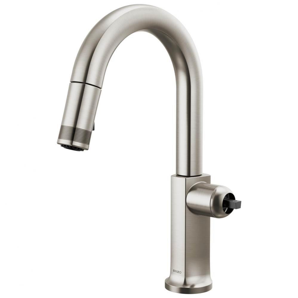 Kintsu® Pull-Down Prep Faucet with Arc Spout - Less Handle