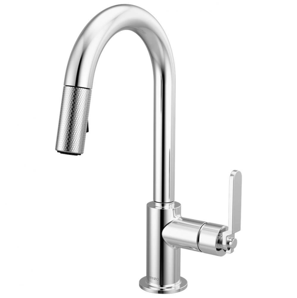 Litze® Pull-Down Prep Faucet with Arc Spout - Industrial Handle