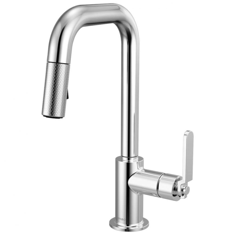 Litze® Pull-Down Prep Faucet with Square Spout - Industrial Handle