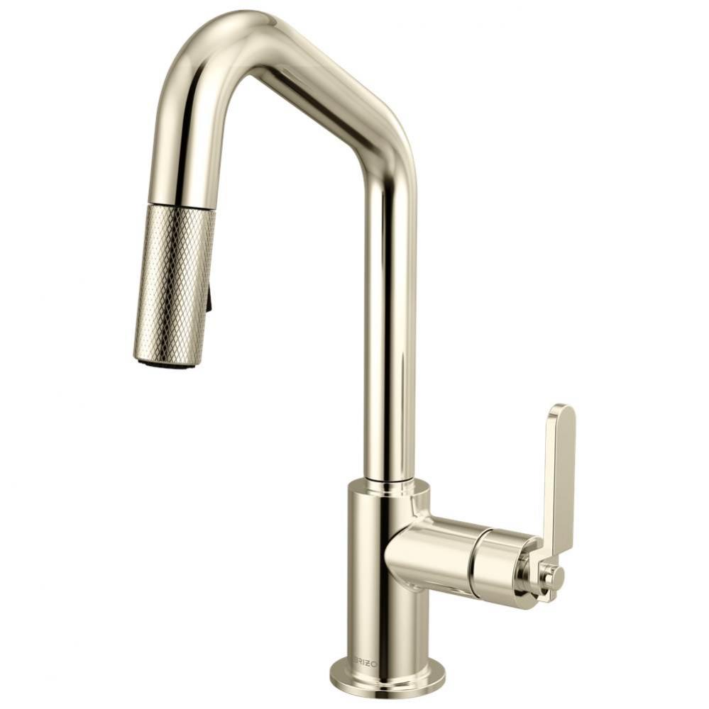 Litze® Pull-Down Prep Faucet with Angle Spout - Industrial Handle