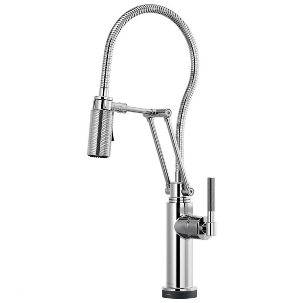 Litze® SmartTouch® Articulating Kitchen Faucet With Finished Hose