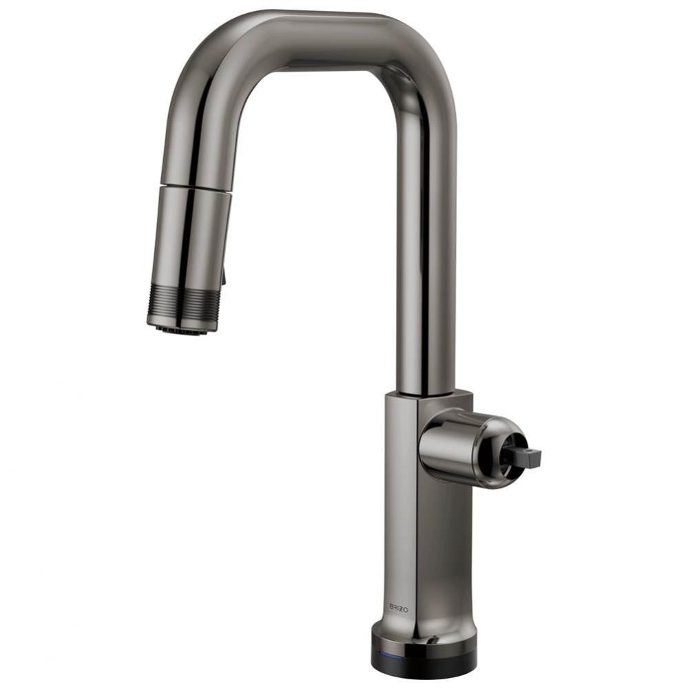 Kintsu® SmartTouch® Pull-Down Prep Faucet with Square Spout - Less Handle