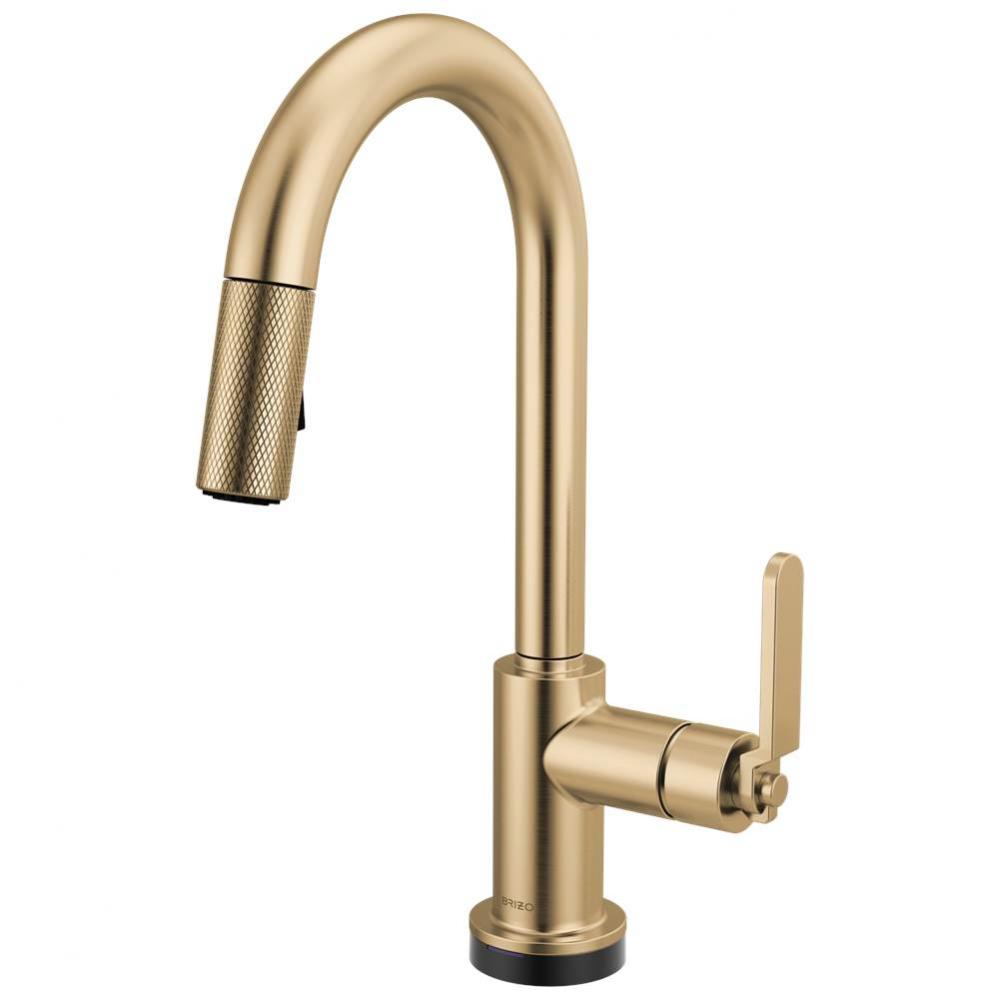 Litze® Smarttouch Pull-Down Prep Faucet with Arc Spout - Industrial Handle