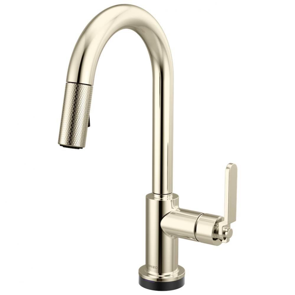 Litze® Smarttouch Pull-Down Prep Faucet with Arc Spout - Industrial Handle