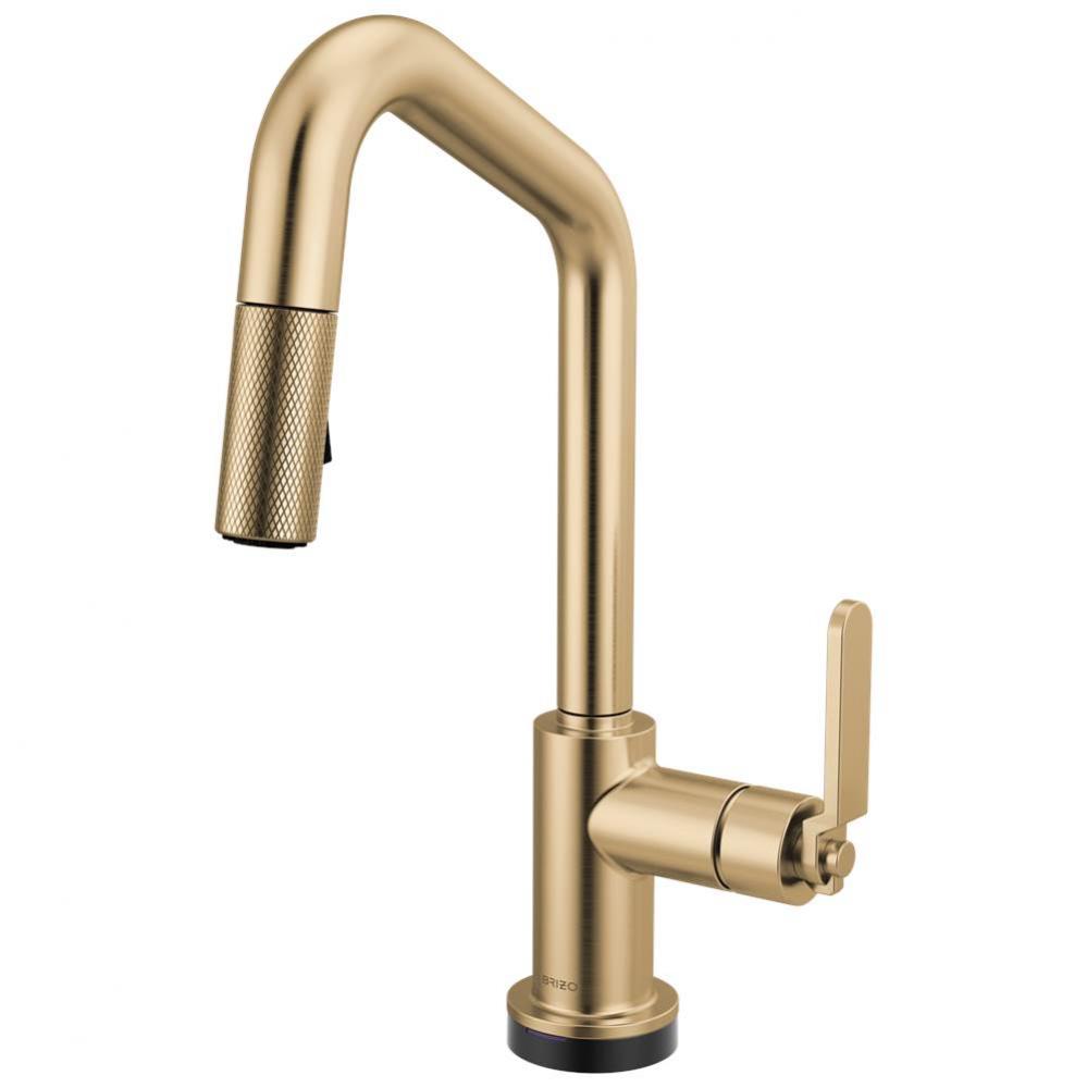 Litze® Smarttouch Pull-Down Prep Faucet with Angle Spout - Industrial Handle