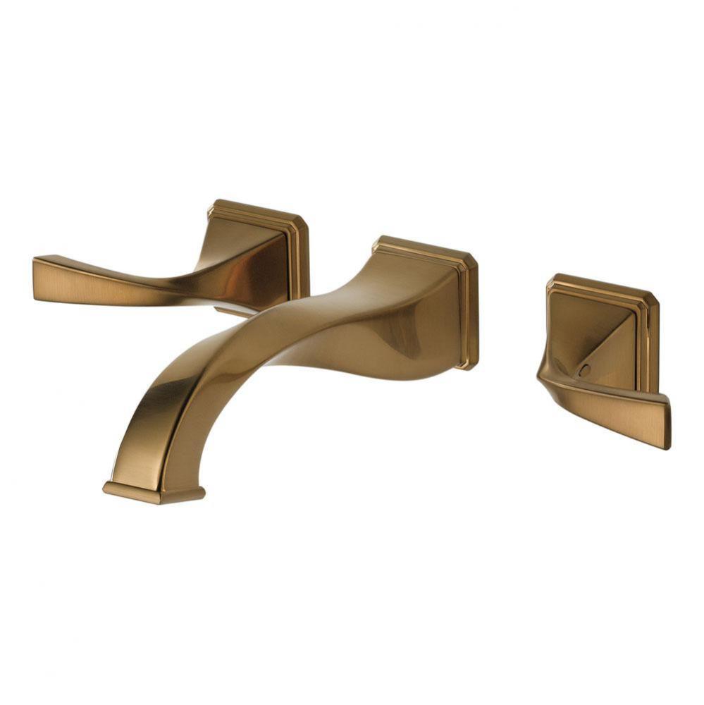 Virage: Two Handle Wall-Mount Lavatory Faucet