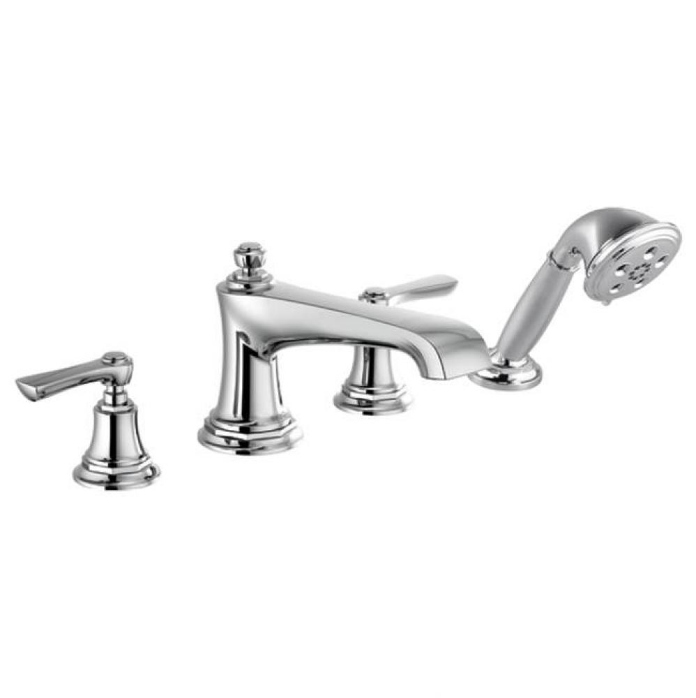 Rook® Roman Tub Faucet with Handshower - Less Handles