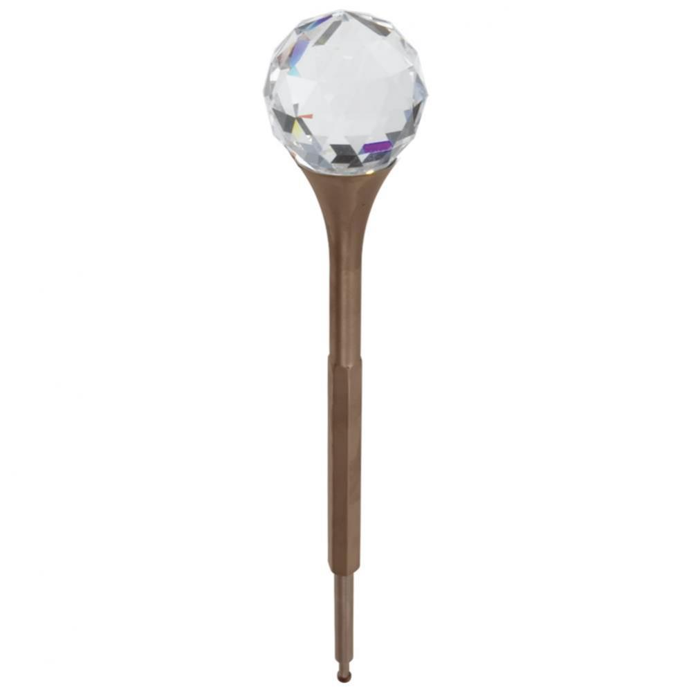 RSVP: SWAROVSKI® CRYSTAL FINIAL - WIDESPREAD/BIDET