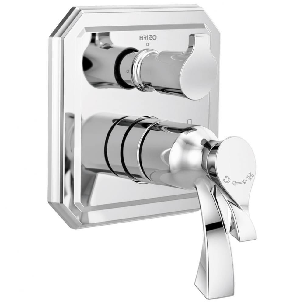 Virage® TempAssure Thermostatic Valve with Integrated 3-Function Diverter Trim