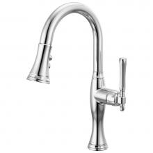 Brizo 63958LF-PC - The Tulham™ Kitchen Collection by Brizo® Pull-Down Prep Kitchen Faucet