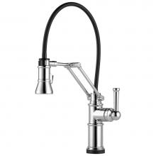 Brizo 64225LF-PC - Artesso® Single Handle Articulating Kitchen Kitchen Faucet with SmartTouch® Technology