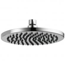 Brizo 81375-PC-2.5 - Universal Showering 8'' Linear Round Single-Function Raincan Shower Head - 2.5 GPM