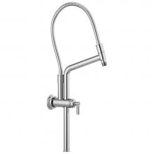 Brizo 81376-PC - Universal Showering 10 7/16'' Classic Slide Bar Shower Arm And Flange