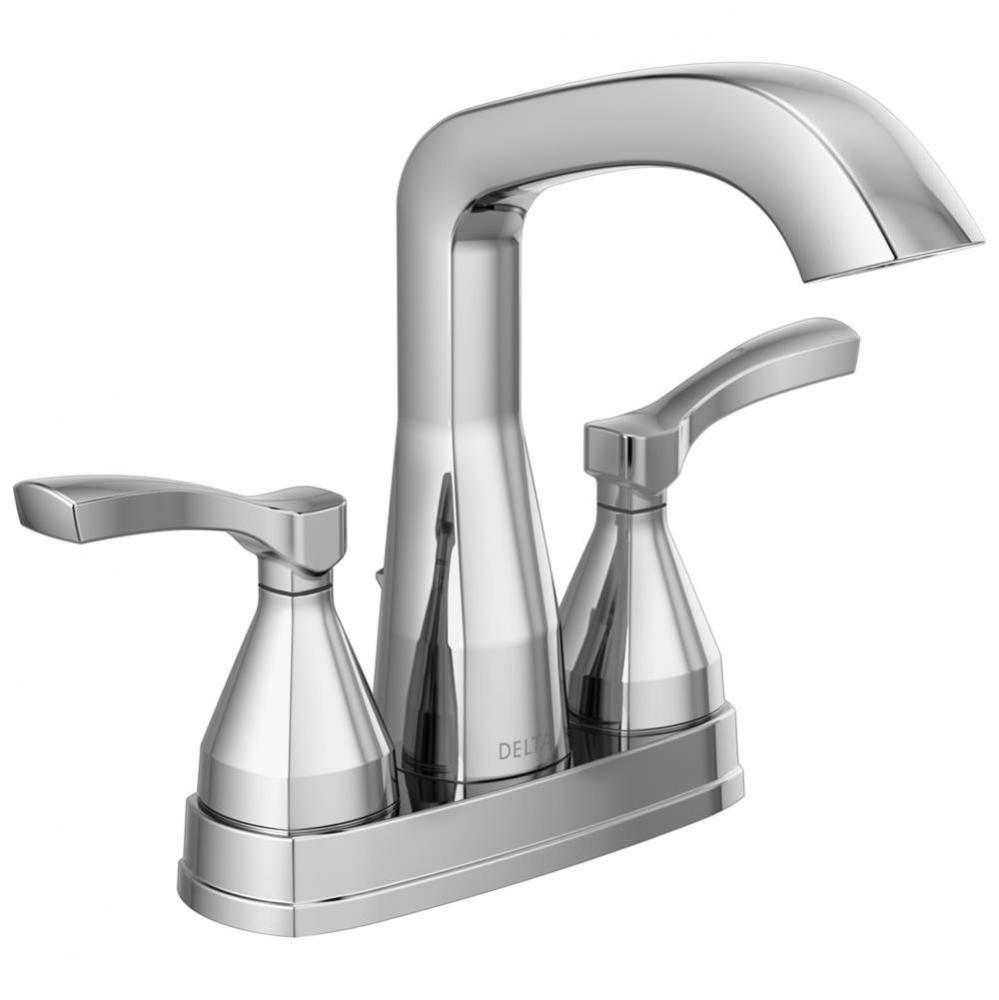 Stryke® Two Handle Centerset Bathroom Faucet With Pop-Up Drain