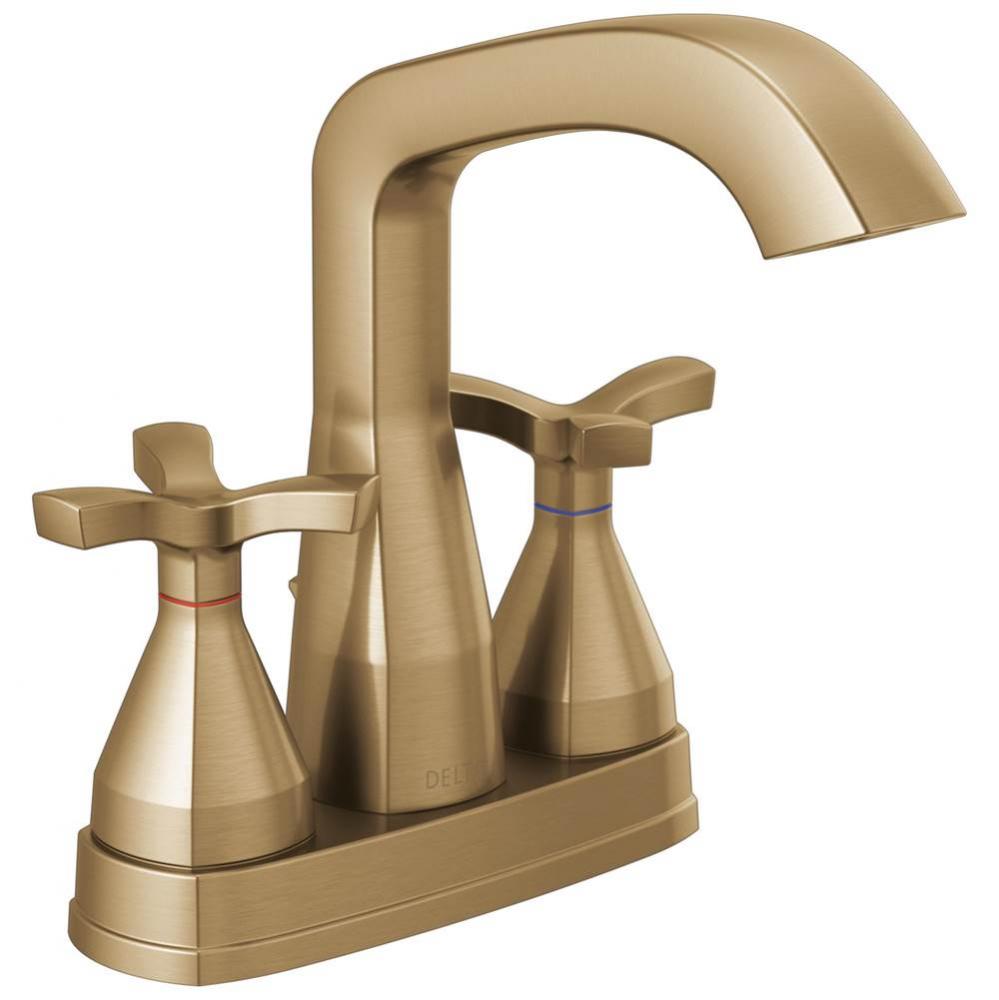 Stryke® Two Handle Centerset Bathroom Faucet With Pop-Up Drain