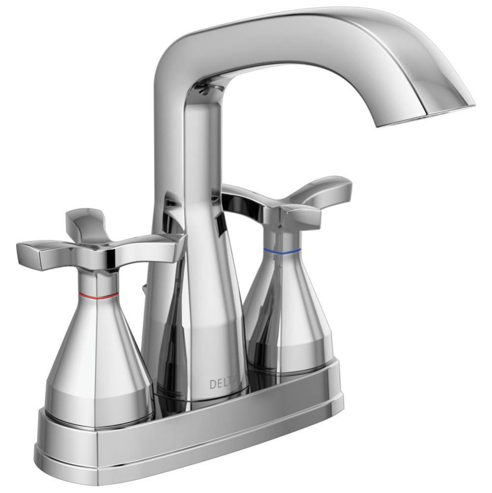 Stryke® Two Handle Centerset Bathroom Faucet With Pop-Up Drain