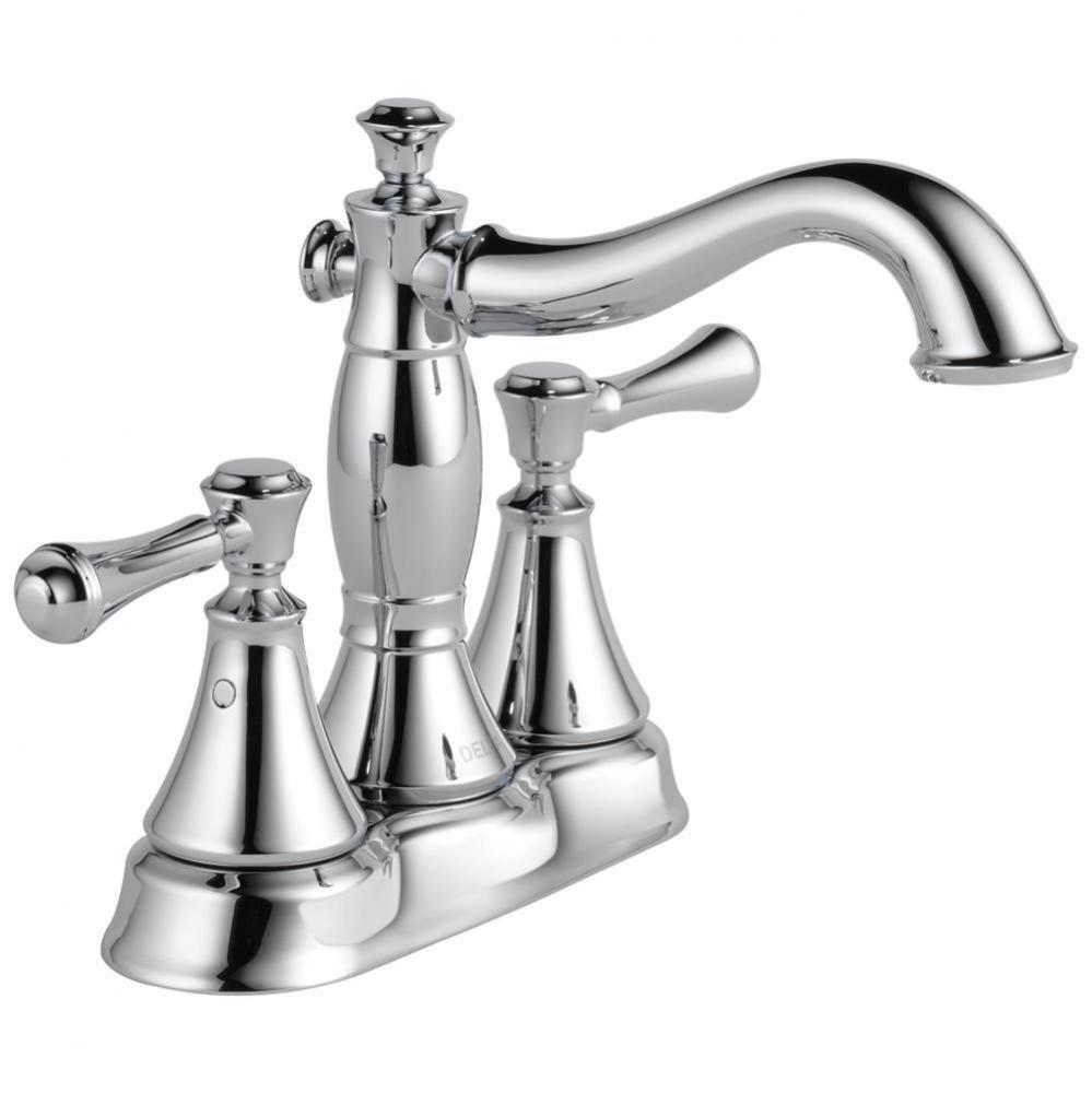 Cassidy™ Two Handle Centerset Bathroom Faucet - Metal Pop-Up