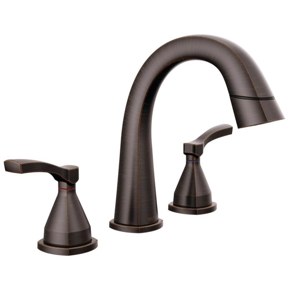 Stryke® Two Handle Widespread Pull Down Bathroom Faucet