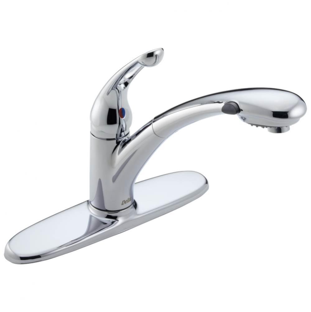 Signature Pullouts Single Handle Pull-Out Kitchen Faucet