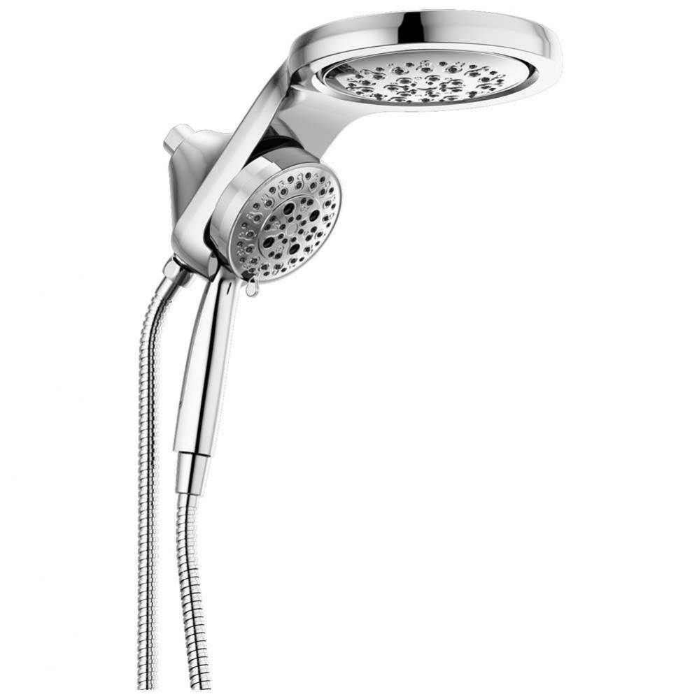 Universal Showering Components HydroRain® H2OKinetic® 5-Setting Two-in-One Shower Head