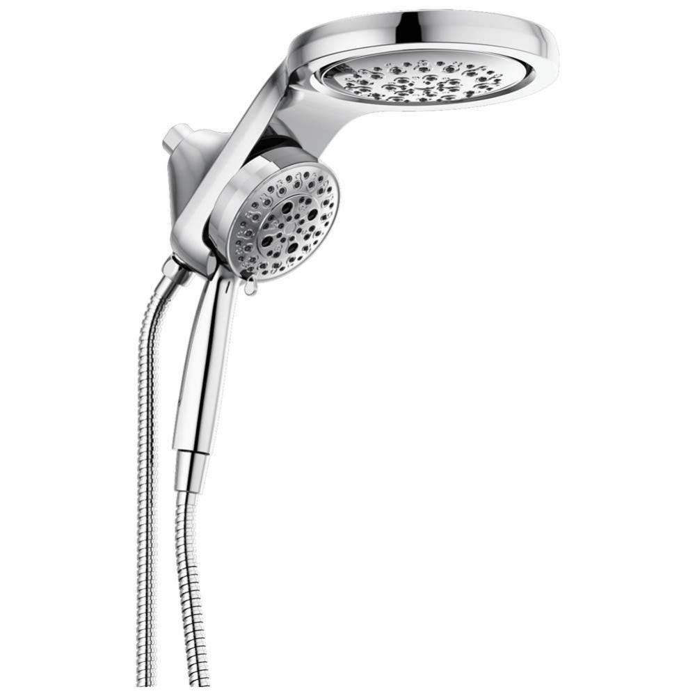 Universal Showering Components HydroRain® H2OKinetic®5-Setting Two-in-One Shower Head