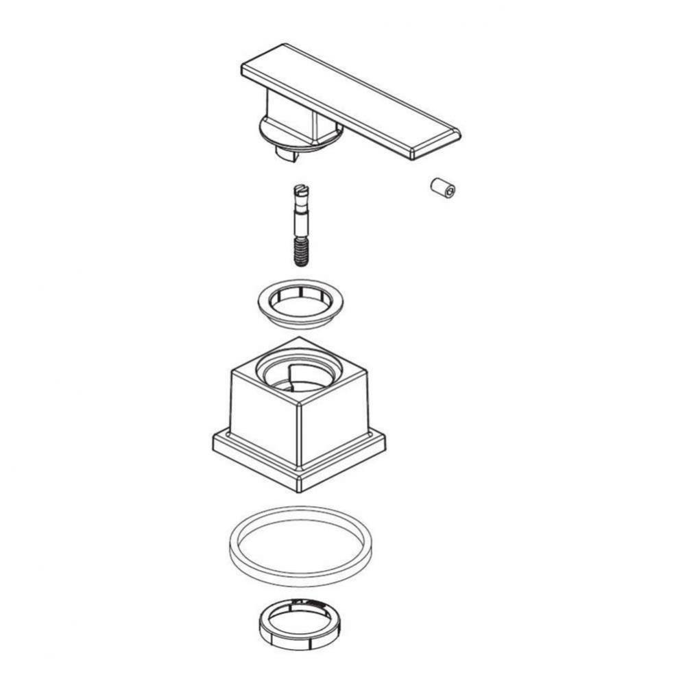 Vero® Roman Tub Lever Handle Assembly - Cold