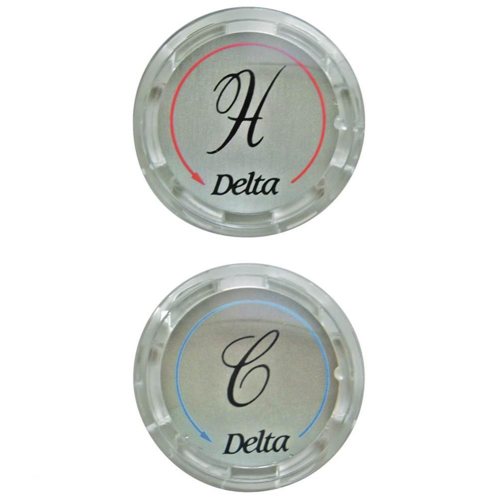 Button Set - Hot / Cold - Clear