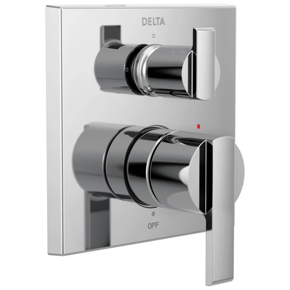 Ara® Angular Modern Monitor® 14 Series Valve Trim with 3-Setting Integrated Diverter