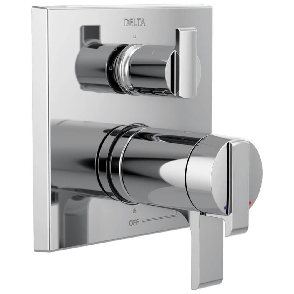 Ara® Angular Modern TempAssure® 17T Series Valve Trim with 3-Setting Integrated Diverter