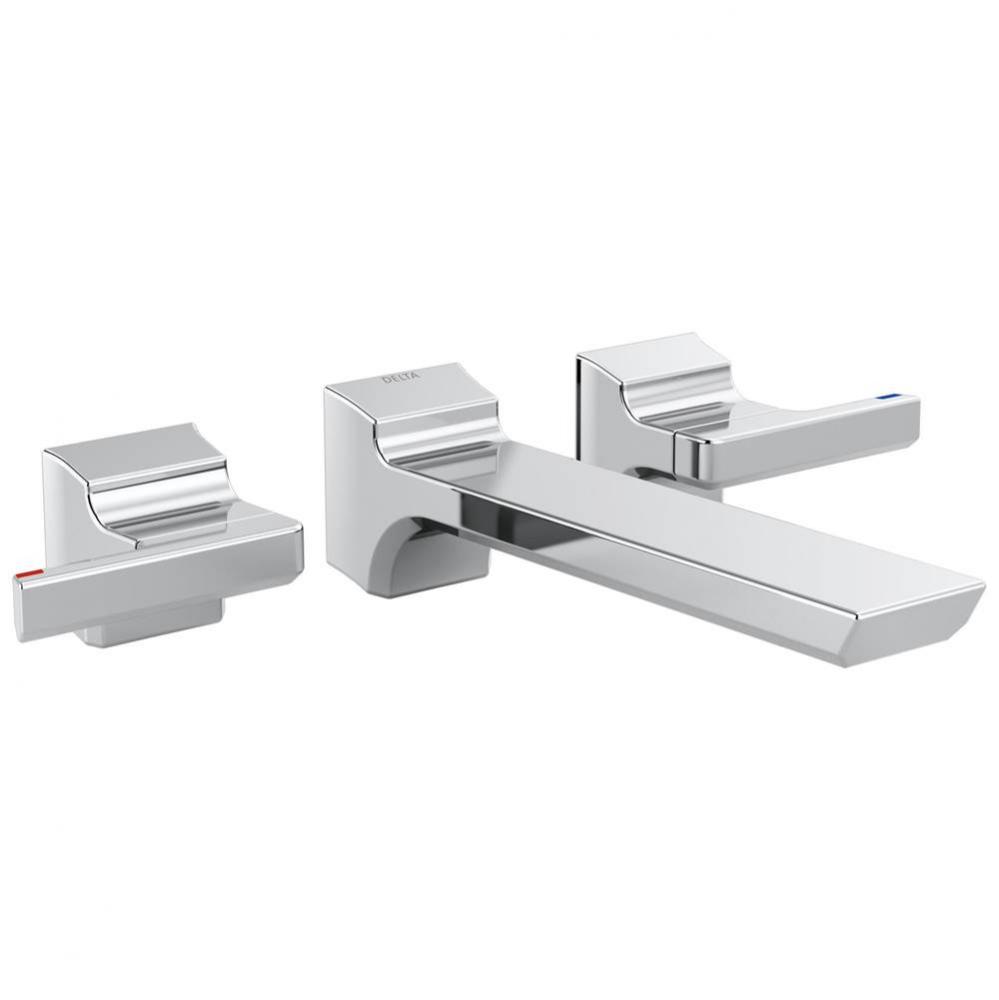 Pivotal™ Two Handle Wall Mount Bathroom Faucet Trim