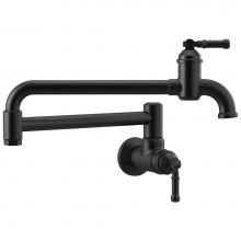 Delta Faucet 1190LFL-BL - Broderick™ Wall Mount Pot Filler