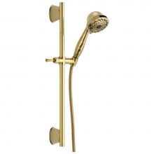 Delta Faucet 51589-PB - Universal Showering Components 7-Setting Slide Bar Hand Shower