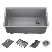 Delta Faucet 75B933-30S-DG - Everest™ 30'' Granite Composite Workstation Kitchen Sink Undermount Single Bowl with W