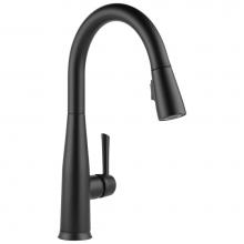 Delta Faucet 9113T-BL-DST - Essa® Single Handle Pull-Down Kitchen Faucet with Touch<sub>2</sub>O® Techno