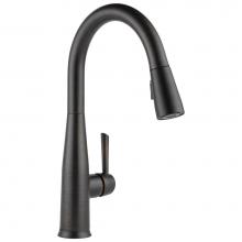 Delta Faucet 9113T-RB-DST - Essa® Single Handle Pull-Down Kitchen Faucet with Touch<sub>2</sub>O® Techno