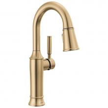 Delta Faucet 9984-CZ-PR-DST - Renaldi™ Single Handle Pull-Down Bar / Prep Faucet