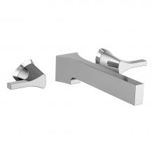 Delta Faucet T3574LF-WL - Zura: Two Handle Wall Mount Bathroom Faucet Trim