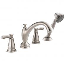 Delta Faucet T4793-SS - Linden™ Traditional Roman Tub with Hand Shower Trim