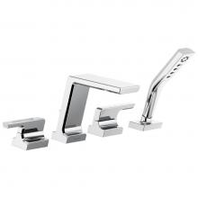 Delta Faucet T4799 - Pivotal™ Roman Tub with Hand Shower Trim