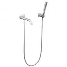 Delta Faucet T5784-PR-LHP-WL - Broderick™ Wall Mount Tub Filler Trim with Hand Shower - Less Handles