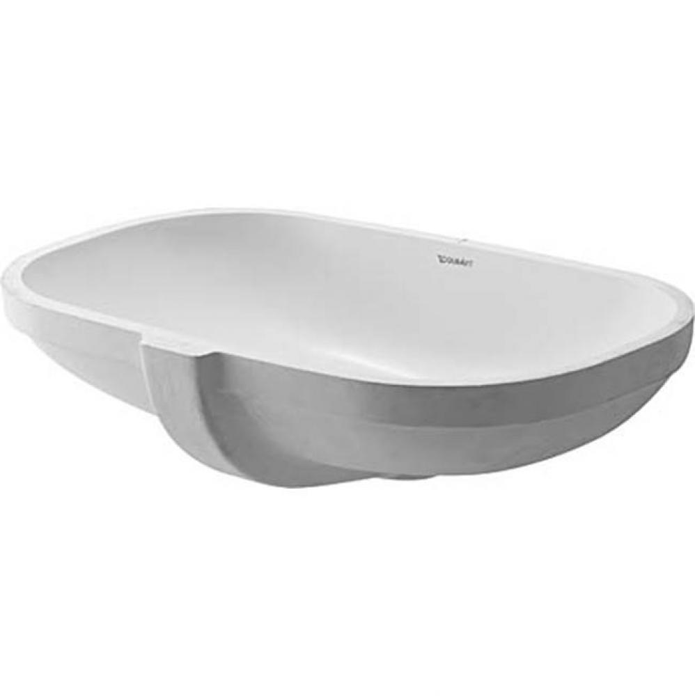 Duravit D-Code Drop-In Bathroom Sink  White