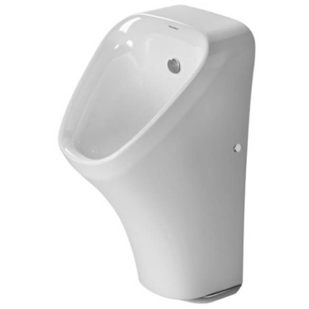 Urinal DuraStyle with nozzle white conc.inlet, battery spl., US,