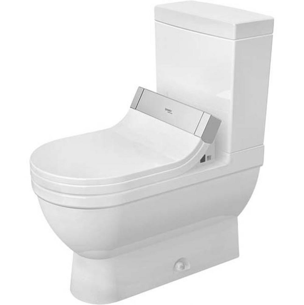 Duravit Starck 3 Two-Piece Toilet (Tank and Bowl) with Sensowash Seat White