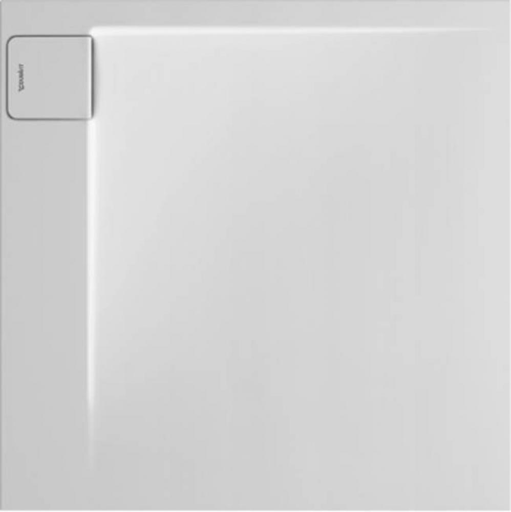 Shower tray P3 Comforts 900x900mm white, square, corner left,